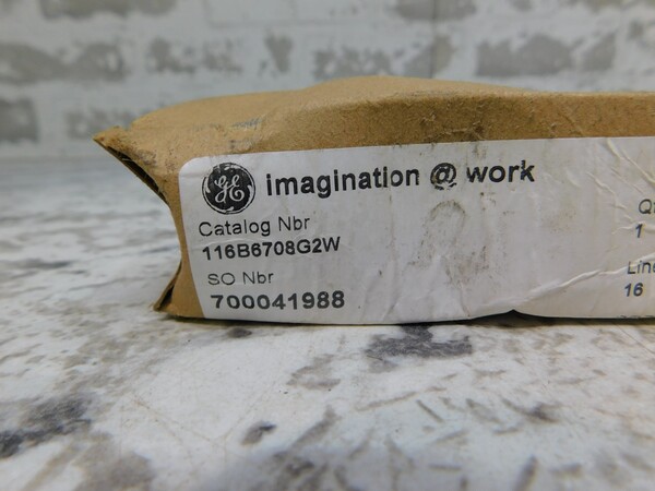 General Electric #116B6708G2W, pilot indicator light, ET-16, 48 Volts DC, incandescent, dome lens, metal - Image 4