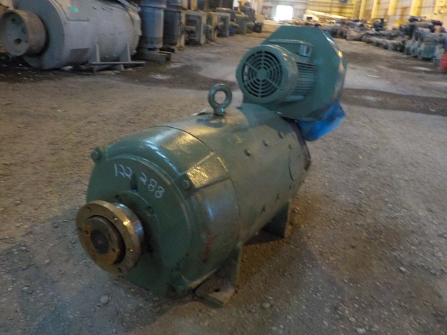 100 HP 1750 RPM General Electric, Frame 408AT, DGFV, stab shunt, 500 VA, 300/150 VF - Image 1