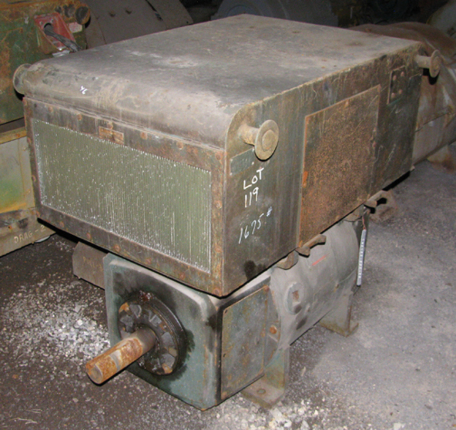 125 HP 1750/2000 RPM General Electric, Frame CD407ATY, TEUC, shunt, 500 VA, 300/150 VF - Image 1