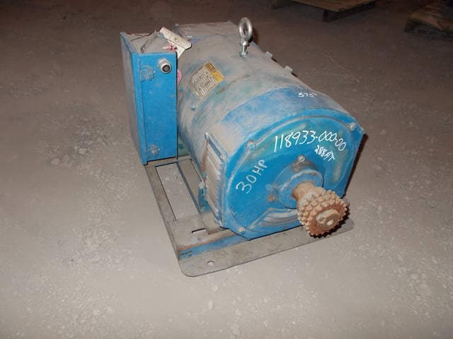 30 HP 1750/2300 RPM Baldor, Frame AD288AT, DPFG, shunt, 500 VA, 150/300 VF - Image 1