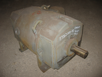40 HP 650 RPM Allen-Bradley, Frame CD407AT, TENV, shunt, 500 VA, 300/150 VF - Image 1