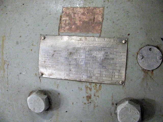 400 HP 600/1380 RPM Westinghouse, Frame B687-AS, DGFB, stab shunt, 500 VA, 240 VF - Image 1