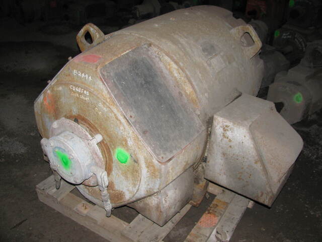 400 HP 1150/1500 RPM General Electric, Frame CD685AS, SPFG, stab shunt, 500 VA - Image 2