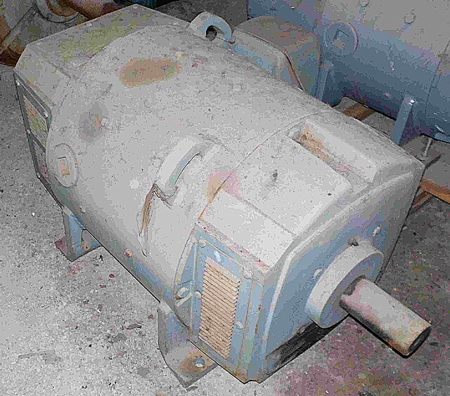 50 HP 850 RPM General Electric, Frame 407AT, DPFG, stab shunt, 500 VA - Image 2