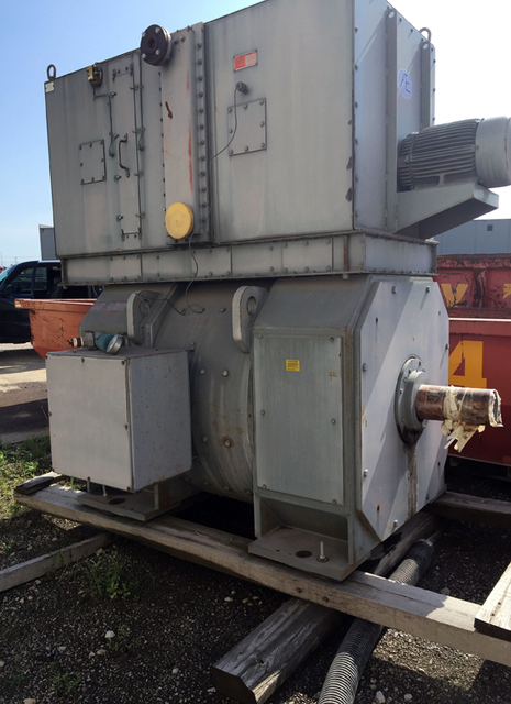 940 HP 500/1000 RPM General Electric, Frame CD6881, TEWAC, shunt, 600 VA, 240 VF - Image 4