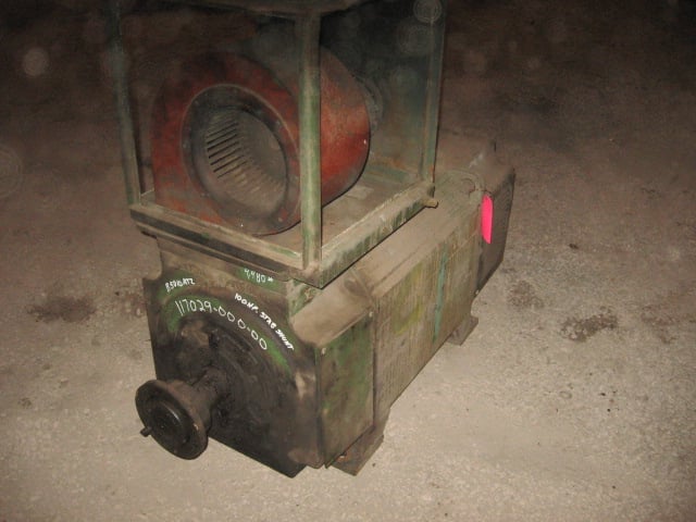 100 HP 300/1250 RPM Reliance, Frame B5010ATZ, DPGFV, stab shunt, 500 VA, 240 VF (3 available) - Image 1