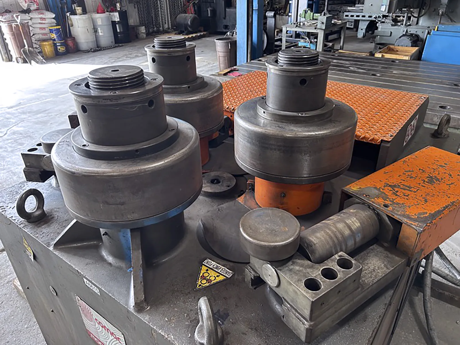 4" x 1/2" Comac #308HV4, Angle Bending Roll, 15.4" diameter roll, 4.75" diameter shaft, 20 HP, 2011 - Image 6