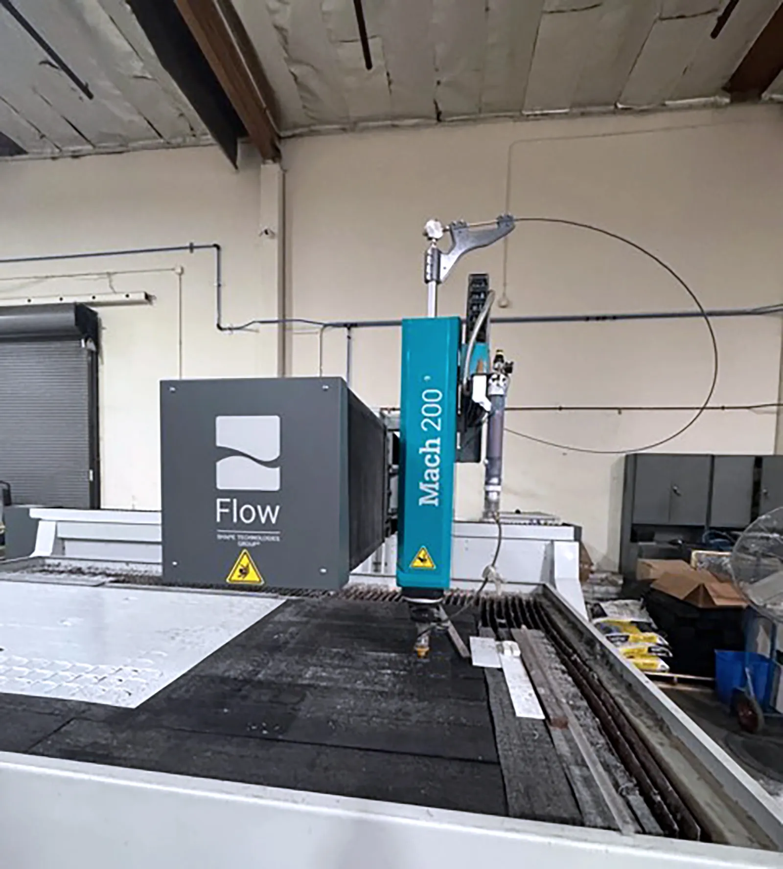 Flow #4020-Pivot+, waterjet, 6' x13' table, 5 axis cut, 60k PSI, 1732 hours, 2021 - Image 4
