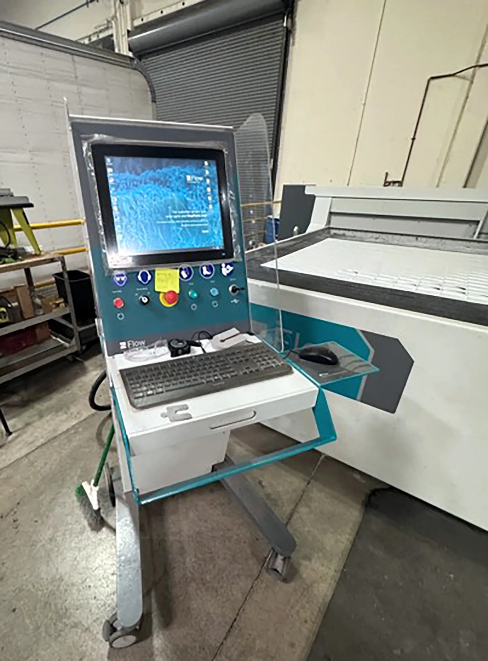 Flow #4020-Pivot+, waterjet, 6' x13' table, 5 axis cut, 60k PSI, 1732 hours, 2021 - Image 5