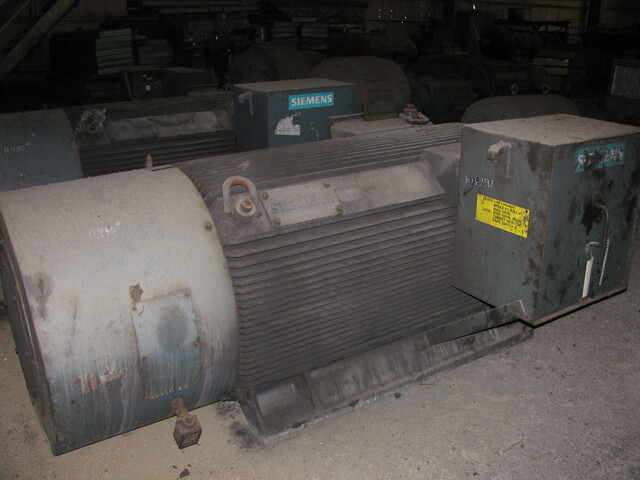 1250 HP 1690 RPM Siemens, Frame 788S, TEFC, inverter duty, 660 Volts - Image 2