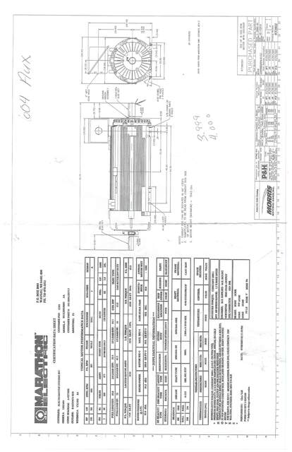 350 HP 895 RPM Marathon, Frame 5013, TEFCBB, inverter duty, 460 Volts (2 available) - Image 1