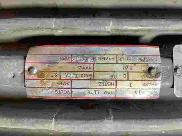 75 HP 1170 RPM P & H, Frame HEW445RX, TENV, 440 Volts - Image 2