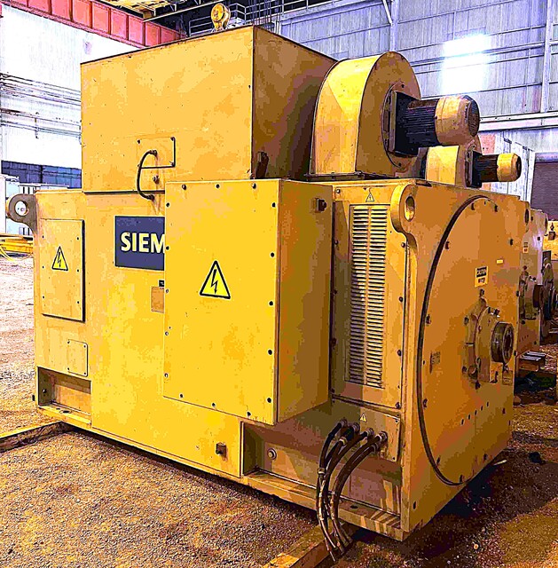 3000 HP 450/1500 RPM Siemens, Frame IDQ3644-6BC03-Z, FVWC, 58 / 105 / 95 Volts, 1998 (2 available) - Image 3