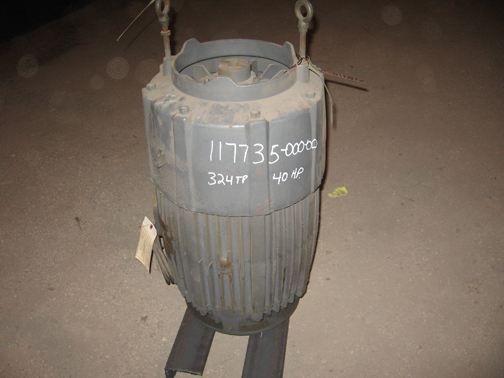 40 HP 1175 RPM U.S. Motors, Frame 324TP, TEFC, VHS, vertical hollow shaft, vertical hollow shaft, with - Image 1