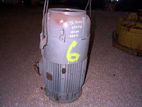 40 HP 1765 RPM Westinghouse, Frame 320TB, TEFC, VHS, vertical hollow shaft, vertical hollow shaft, 460 Volts - Image 1