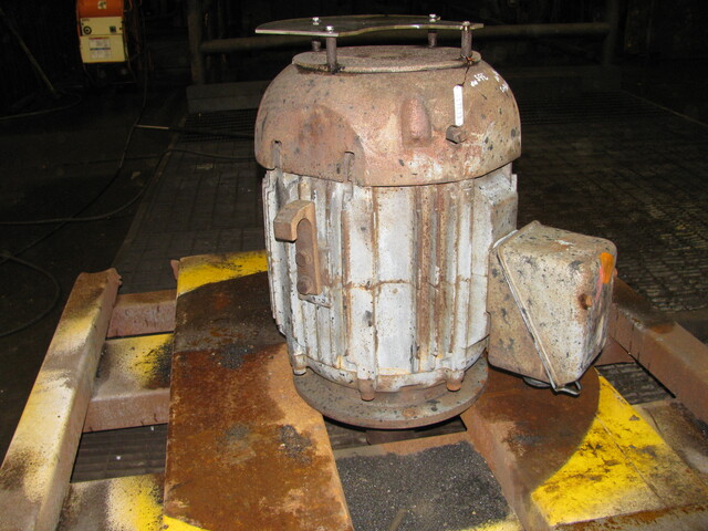 40 HP 900 RPM Siemens, Frame 365HP, TEFC, VSS, vertical solid shaft, vertical solid shaft, 460 Volts - Image 1