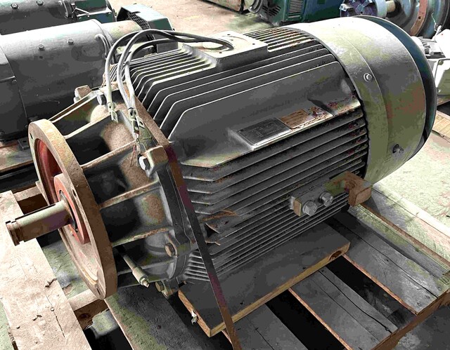 75 HP 885 RPM Siemens, Frame 444HP, TEFC, VSS, vertical solid shaft, vertical solid shaft, no ratchet, 460 - Image 1