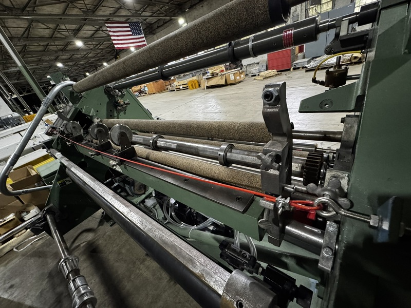 Dusenbery #635-BL, Duplex Slitter Rewinder, 62" working width, 40" max. unwind diameter, 24" max. rewind - Image 7