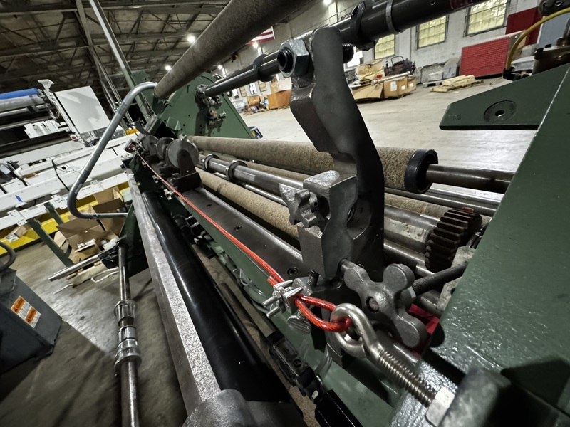 Dusenbery #635-BL, Duplex Slitter Rewinder, 62" working width, 40" max. unwind diameter, 24" max. rewind - Image 8