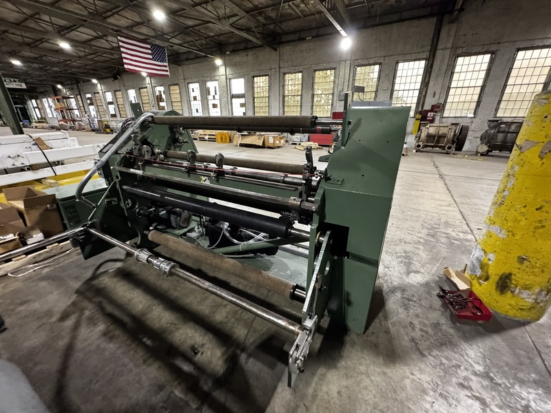Dusenbery #635-BL, Duplex Slitter Rewinder, 62" working width, 40" max. unwind diameter, 24" max. rewind - Image 9