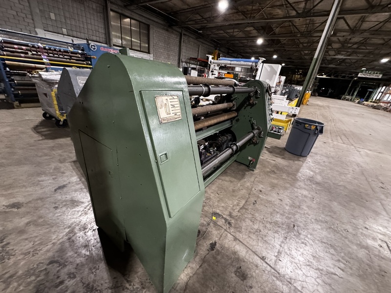 Dusenbery #635-BL, Duplex Slitter Rewinder, 62" working width, 40" max. unwind diameter, 24" max. rewind - Image 10