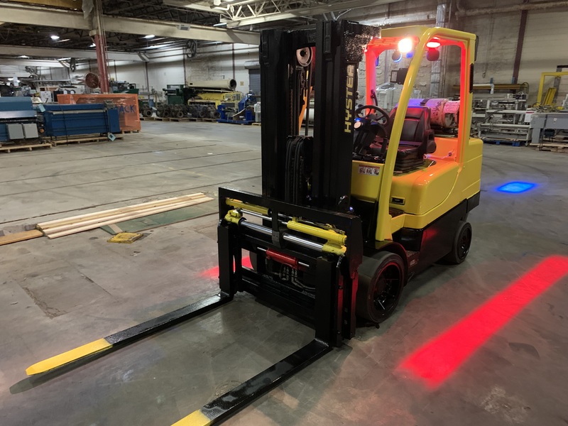 8000 lb. Hyster #S80FT, Forklift w/ Sideshift & Fork Positioning, 174" raised mast, 86" lowered, 4-way valve - Image 3