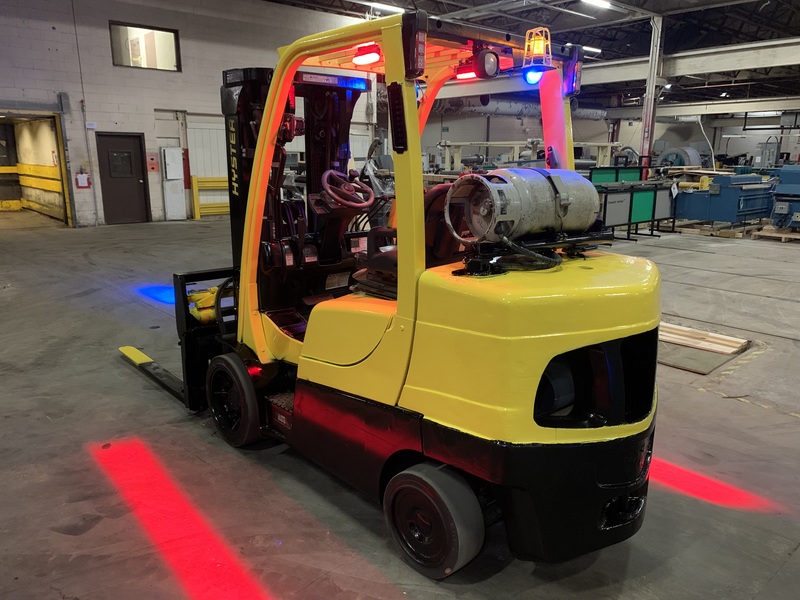 8000 lb. Hyster #S80FT, Forklift w/ Sideshift & Fork Positioning, 174" raised mast, 86" lowered, 4-way valve - Image 7