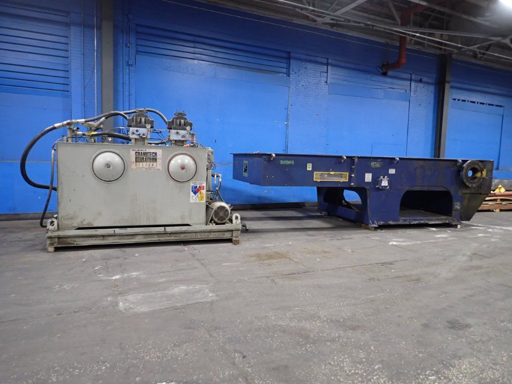 Granutech Saturn #M240, Single Shaft Shredder, 95" x 100" opening width, 20" rotor diameter, dual 150 HP - Image 1