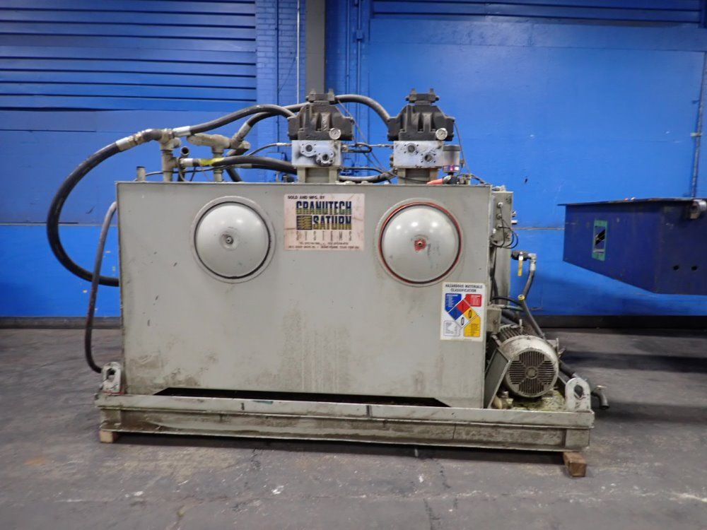 Granutech Saturn #M240, Single Shaft Shredder, 95" x 100" opening width, 20" rotor diameter, dual 150 HP - Image 10