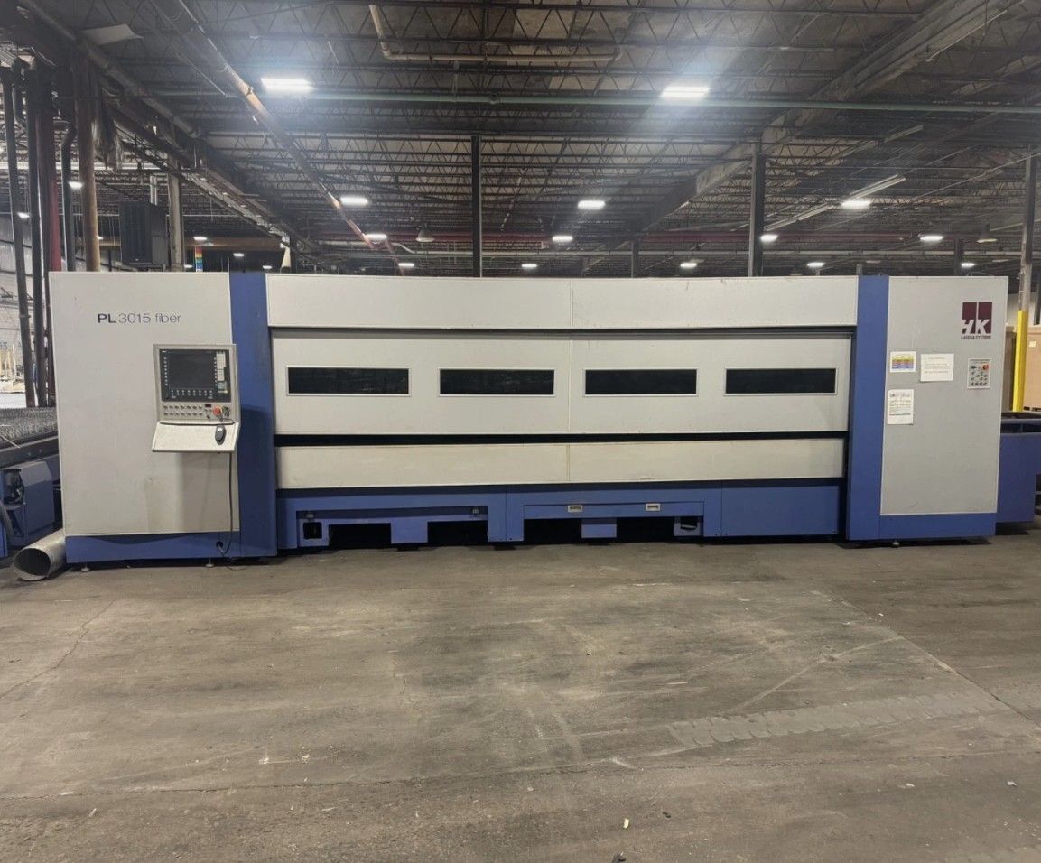 HK Laser #PL3015, Fiber Laser Cutter, 3000 watt, 5' x 10' bed, IPG Photonics YLS-3000, operator control - Image 1