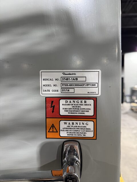 3000 Amp. Russelectric #RTS30, Automatic Transfer Switch, 277/480 VAC, 4-wire, 3PH - Image 3