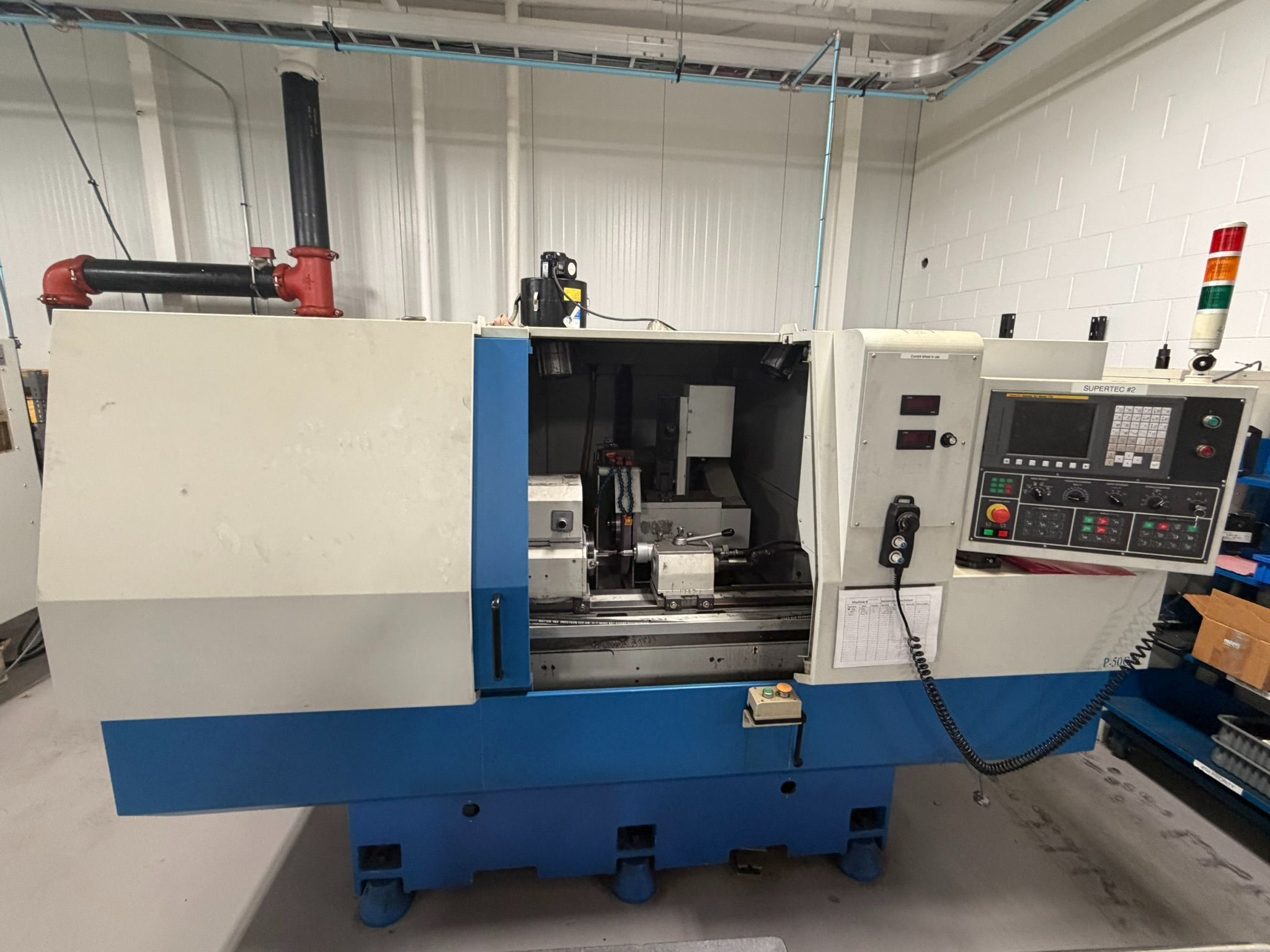 10" x 20" Supertec #G25P-50CNC, CNC Universal Cylindrical Grinder, 10" max. grinding diameter, 16" x 1.5" x - Image 1