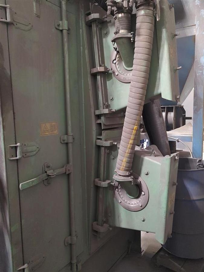 Goff #2460S, Spinner Hanger Wheel Shot Blast Machine, (2) 7.5 HP blast wheels - Image 2