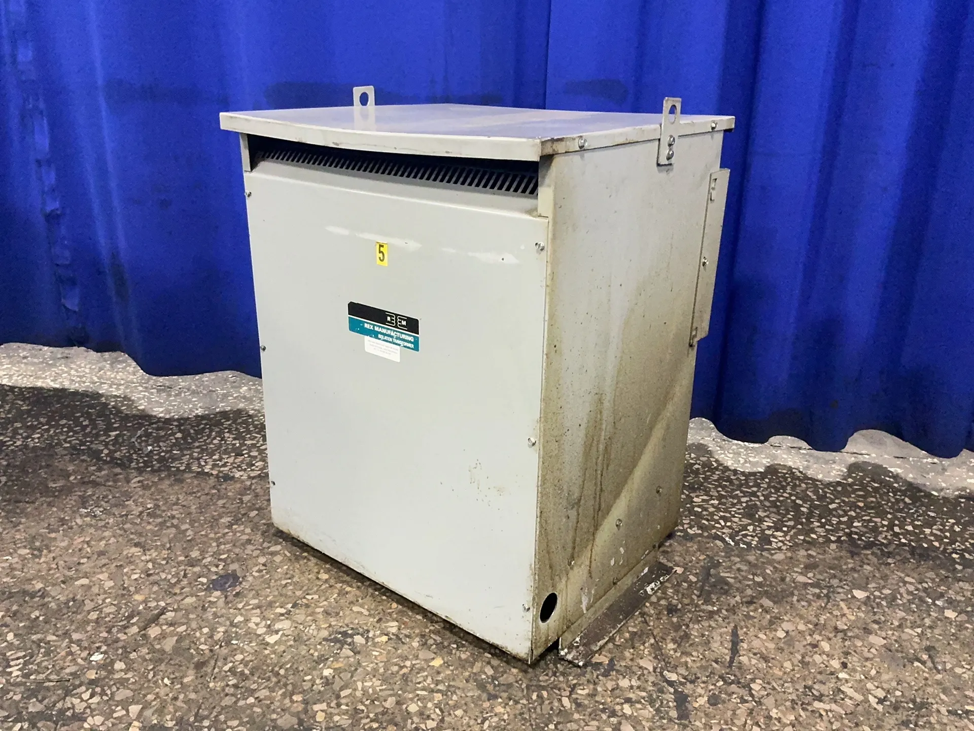 75 KVA 480 Delta Primary, 240 Delta Secondary, Rex #BA75HCA, Transformer, 3 phase, type 2 enclosure - Image 1