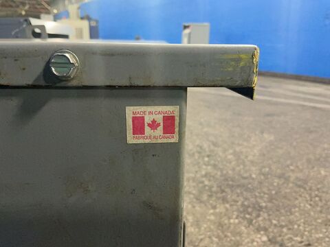 75 KVA 480 Delta Primary, 240 Delta Secondary, Rex #BA75HCA, Transformer, 3 phase, type 2 enclosure - Image 8