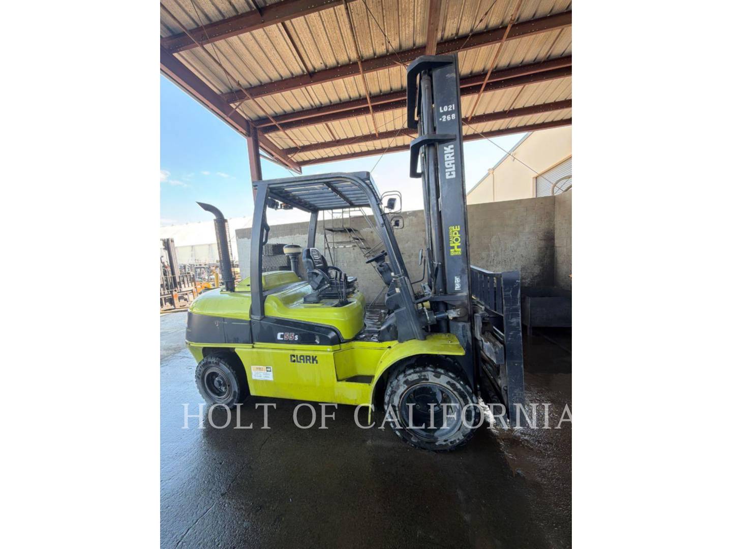 Clark C55SD, Forklift, 6805 hours, S/N: P455D017912008, 2022 - Image 2