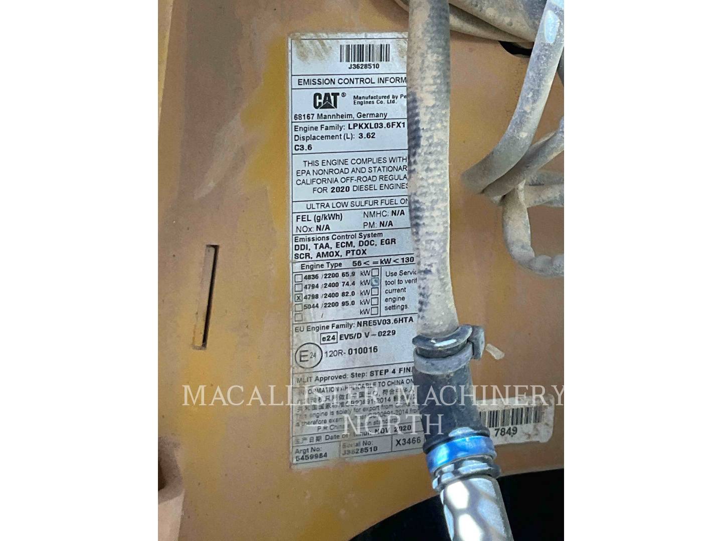Caterpillar D212, 5995 hours, S/N: XKM00160, 2021 - Image 8
