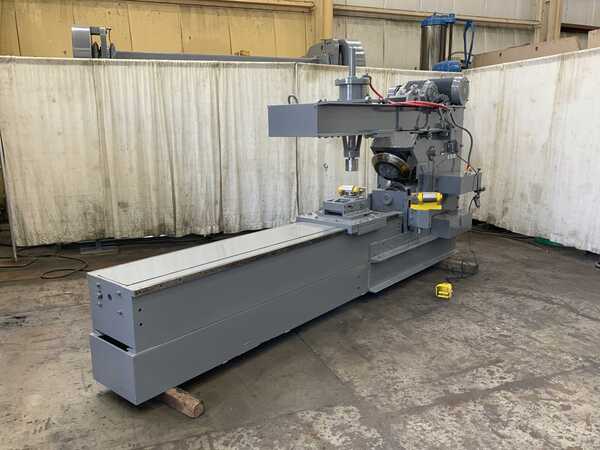 1" Blue Valley #8, flanger, hydraulic adjustment, pneumatic center hold down, side guide rolls, 20 HP - Image 1