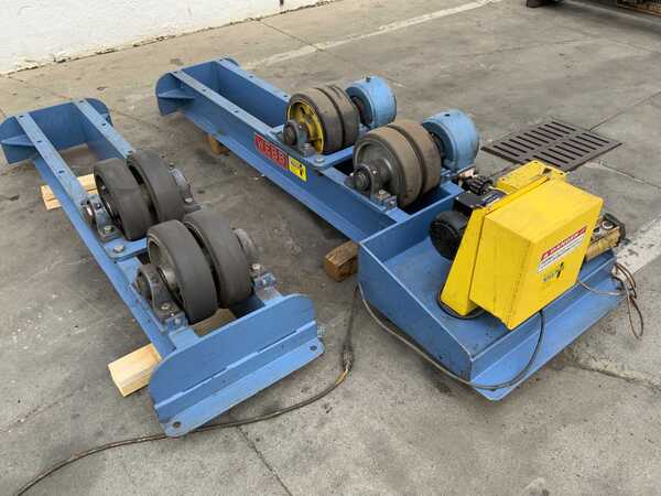10 Ton, Webb #T-18, 20000 lb. tank turning rolls, pendant Control, 1 HP, 2018 - Image 2
