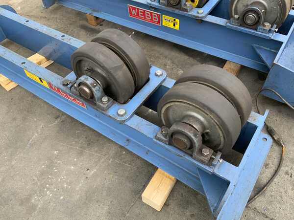 10 Ton, Webb #T-18, 20000 lb. tank turning rolls, pendant Control, 1 HP, 2018 - Image 3