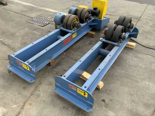 10 Ton, Webb #T-18, 20000 lb. tank turning rolls, pendant Control, 1 HP, 2018 - Image 9