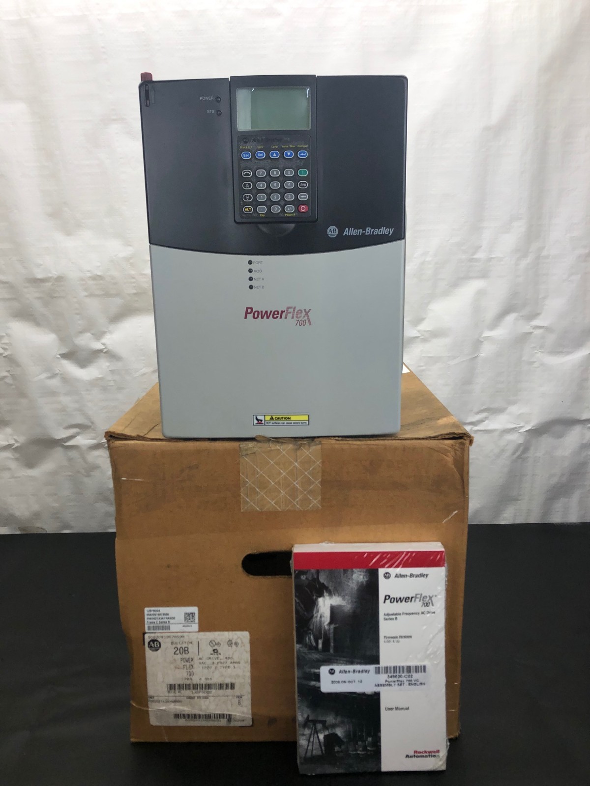 20 HP Allen-Bradley #20BD027A3AYNAND0, PowerFlex 700 Series B AC Drive, 480 Volts, 3PH - Image 7