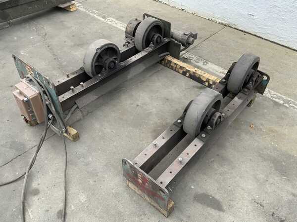 1.5 Ton, Unique Weldo #TIR3, 3000 lb. tank turning rolls, 1/2 HP, pendant Control, variable turning speed - Image 10