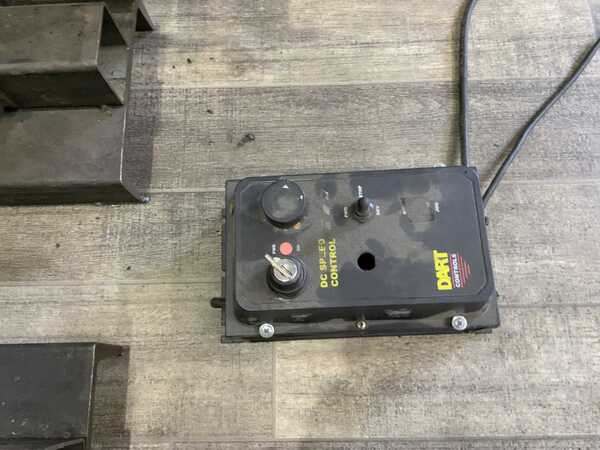 Home Made 400 lb. tank turning rolls, 8" wheel diameter, 2" wheel width, forward/reverse, 1/4 HP - Image 5