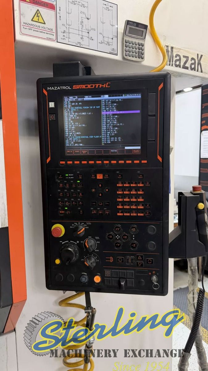 Mazak #VC-500C, 3" Axis CNC vertical machining center, 19" x 41" capacity, 2018 - Image 2