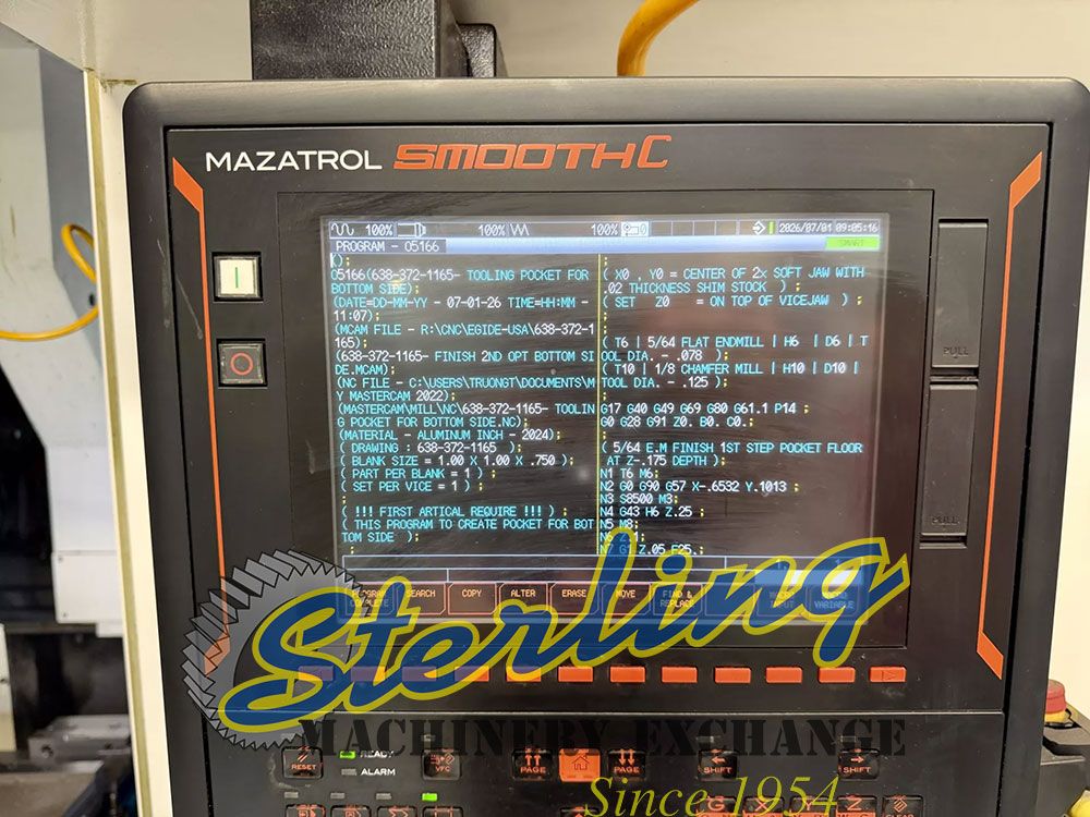 Mazak #VC-500C, 3" Axis CNC vertical machining center, 19" x 41" capacity, 2018 - Image 10