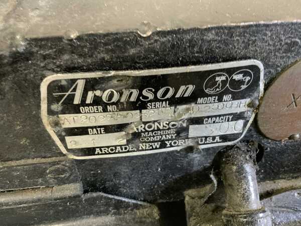 2500 lb. Aronson #D2500HH, welding positioner, 36" table diameter, 135° power tilt, power rotation, pendant - Image 5