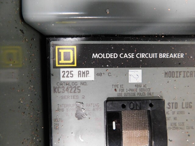 800 Amp. Square D, HCW-12-240262480, I-Line panelboard, 208Y/120 Volts, 3 phase, 4 W., 800 Amp. main breaker - Image 7