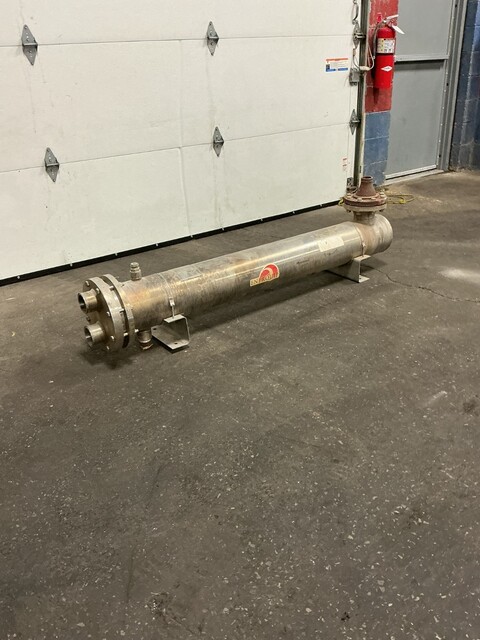 150 PSIG. shell, 150 PSIG. tube, Enerquip, 304 Stainless Steel shell & tube heat exchanger, 375&deg;F, -20&deg;F - Image 3
