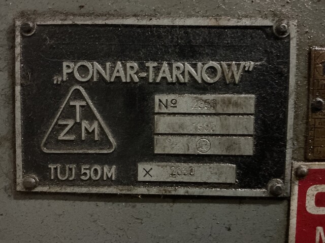 24" x 72" Tarnow #TUJ50, gap bed lathe, 8' bed, 6' between centers, 3.75" hole thru spindle, inch/metric, 11 - Image 9